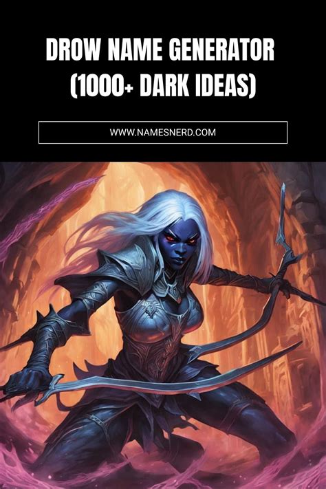 drow elf name generator